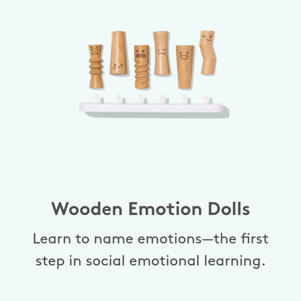Lovevery Wooden Emotion Dolls